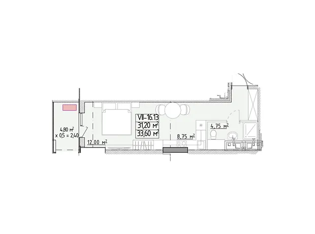Квартира на вул. Генуезька, 1Ж в Одесі, ID 370119, фото №6