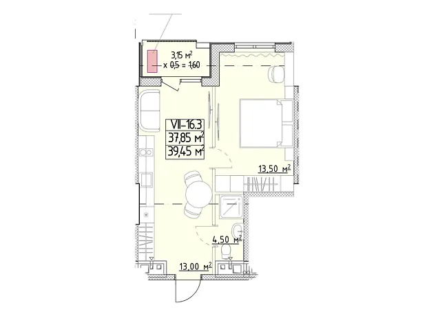 Квартира на вул. Генуезька, 1Ж в Одесі, ID 370118, фото №6