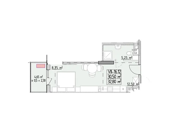 Квартира на вул. Генуезька, 1Ж в Одесі, ID 370132, фото №6