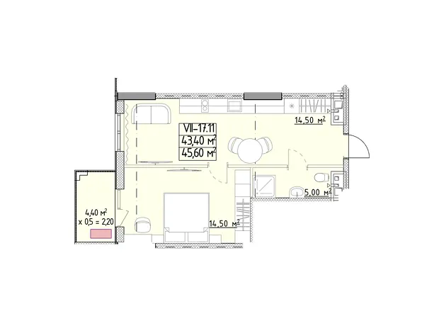 Квартира на вул. Генуезька, 1Ж в Одесі, ID 370135, фото №6