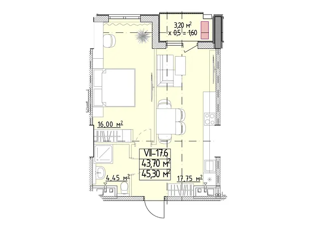 Квартира на вул. Генуезька, 1Ж в Одесі, ID 370137, фото №6