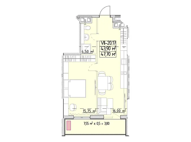 Квартира на вул. Генуезька, 1Ж в Одесі, ID 370106, фото №6