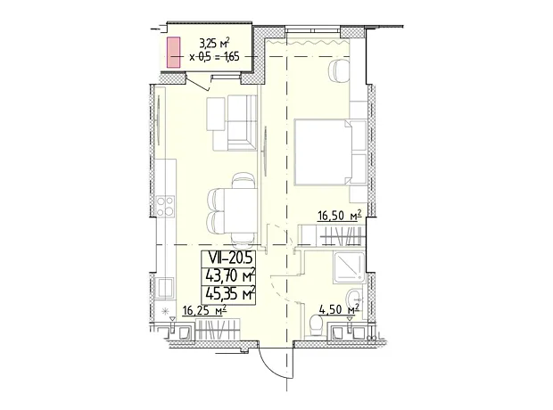 Квартира на вул. Генуезька, 1Ж в Одесі, ID 370105, фото №6