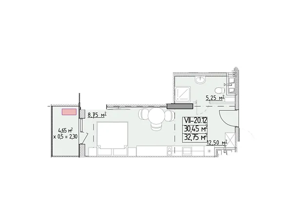 Квартира на вул. Генуезька, 1Ж в Одесі, ID 370102, фото №6