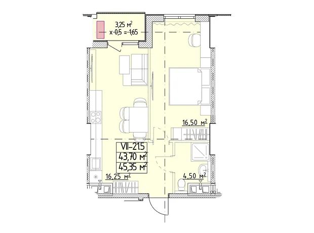 Квартира на вул. Генуезька, 1Ж в Одесі, ID 370096, фото №6