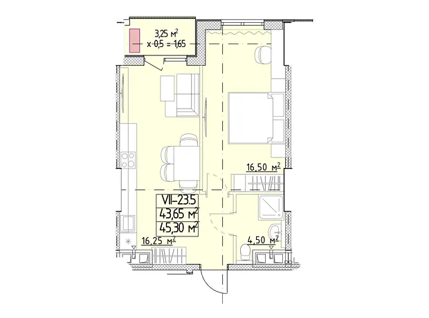 Квартира на вул. Генуезька, 1Ж в Одесі, ID 370079, фото №6