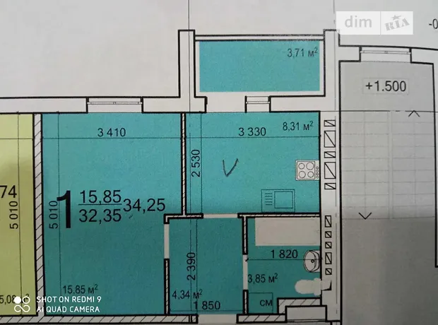Квартира на вул. Академіка Барабашова, 14А в Харкові, ID 375097, фото №8