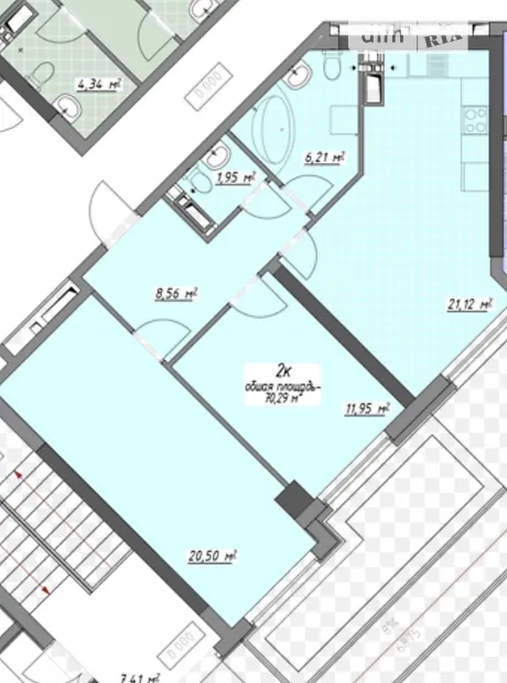 Квартира на просп. Князя Ярослава Мудрого, 17А в Одесі, ID 379290, фото №5