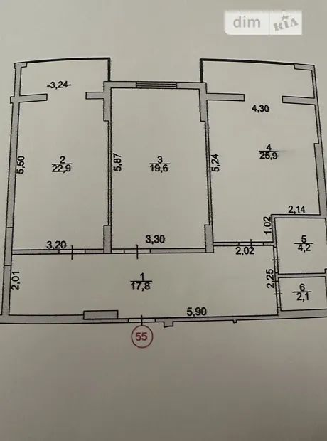 Квартира на просп. Соборності, 22Б в Луцьку, ID 370164, фото №2