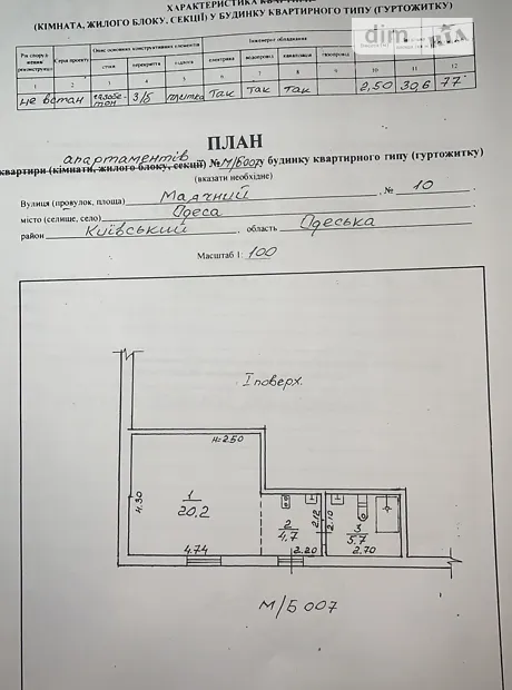 Квартира на пров. Маячний, 11 в Одесі, ID 369908, фото №21