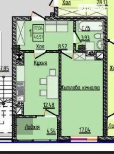 Квартира на вул. О. Щербанюка, 79 в Чернівцях, ID 371840, фото №5