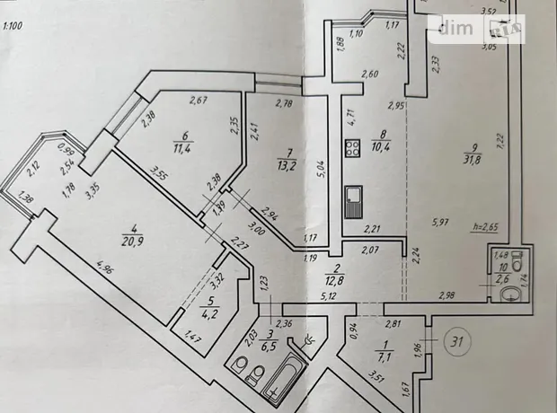 Квартира на вул. Харківська в Сумах, ID 372611, фото №9