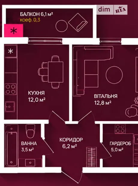 Квартира на вул. Юліана Пелеша, 2 в Івано-Франківську, ID 373054, фото №13