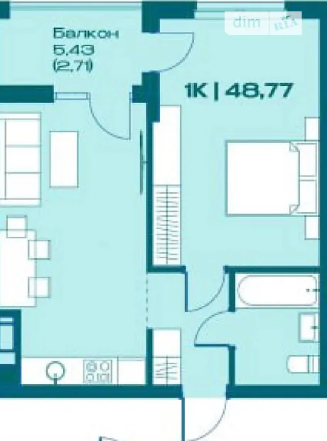 Квартира на вул. Комунальна в Івано-Франківську, ID 373695, фото №12
