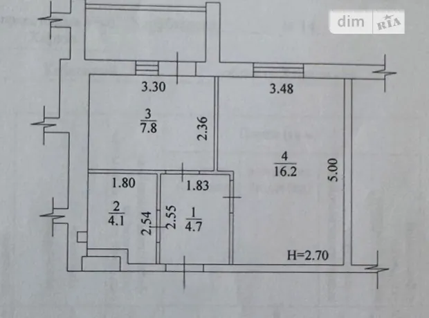 Квартира на вул. Академіка Барабашова, 14 в Харкові, ID 374793, фото №2