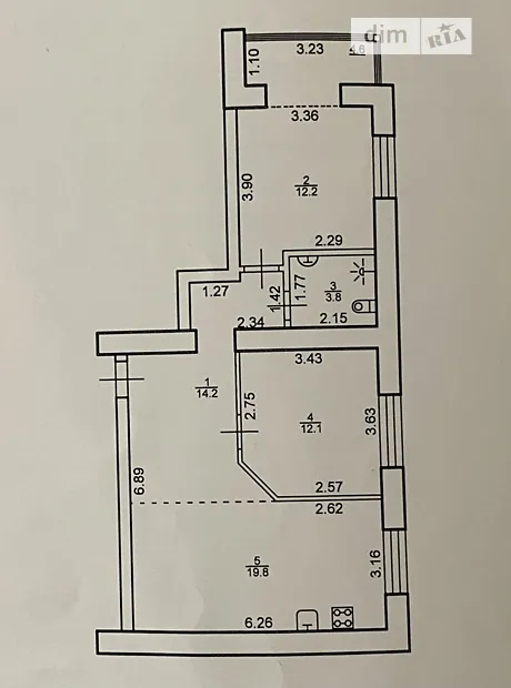 Квартира на вул. Андрія Мельника, 10 в Івано-Франківську, ID 377069, фото №12
