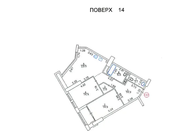 Квартира на просп. Берестейський, 11 в Києві, ID 378416, фото №8