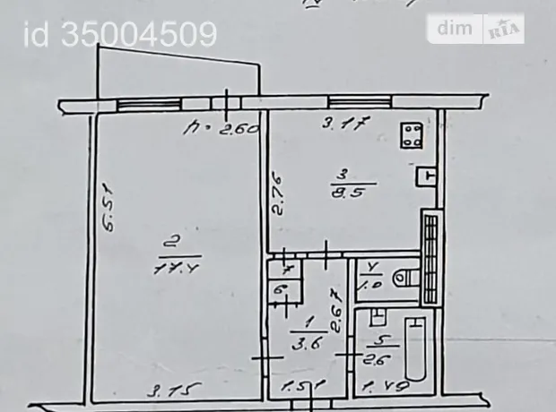 Квартира на вул. Ярослава Баіса, 12 в Одесі, ID 379288, фото №15