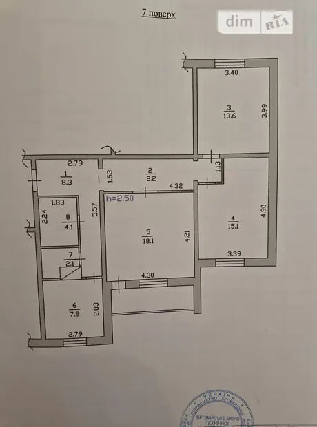 Квартира на вул. Ярослава Мудрого, 28 в Києві, ID 379602, фото №24