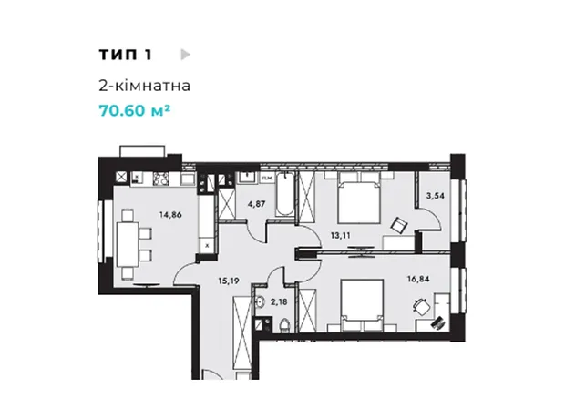 Квартира на вул. Буковинська, 62 в Чернівцях, ID 379931, фото №6