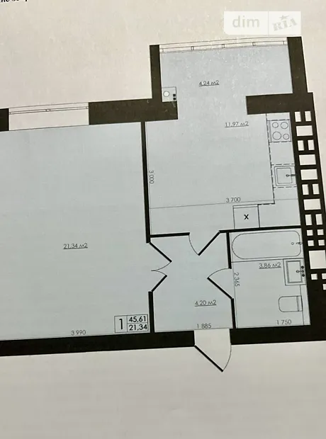 Квартира на просп. Миру, 63 в Хмельницькому, ID 380959, фото №9