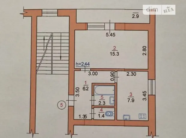 Квартира на вул. Гната Чекірди, 5 в Хмельницькому, ID 396128, фото №2