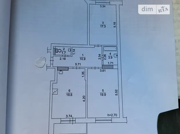 Квартира на вул. Княжий Затон, 2/30 в Києві, ID 404713, фото №30