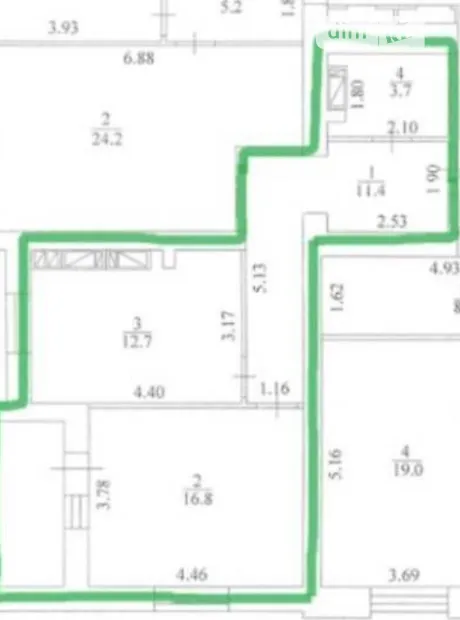 Квартира на вул. Лисаветинська, 5 в Харкові, ID 399355, фото №2