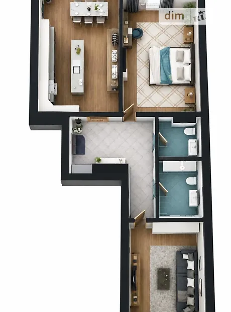 Квартира на вул. Соборна, 23 в Києві, ID 401490, фото №33
