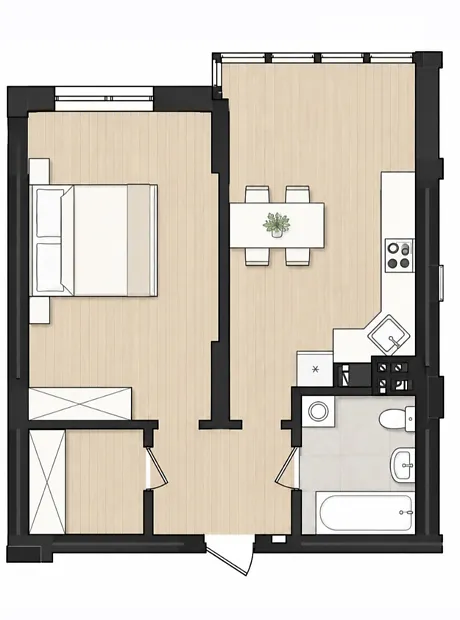 Квартира на вул. Стецька, 20Б в Тернополі, ID 404257, фото №14