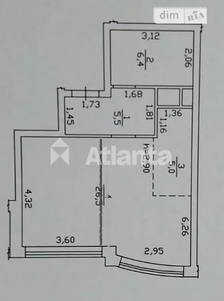 Квартира на просп. Лесі Українки, 19В в Одесі, ID 404542, фото №9