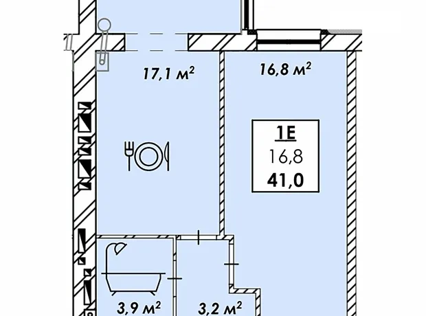 Квартира на вул. Байди-Вишневецького, ID 424293, фото №1