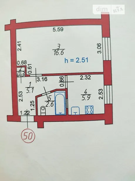 Квартира на вул. В'ячеслава Хурсенка в Луцьку, ID 405607, фото №8