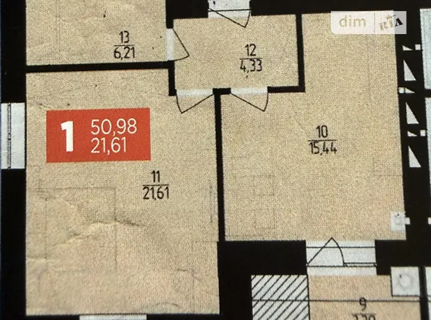 Квартира на вул. Озерна в Хмельницькому, ID 406230, фото №2