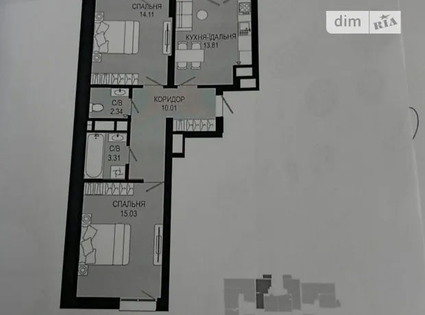 Квартира на вул. Щурата, 2В в Львів, ID 406208, фото №4
