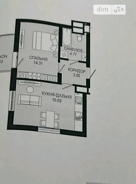 Квартира на вул. Щурата, 2В в Львів, ID 406886, фото №4