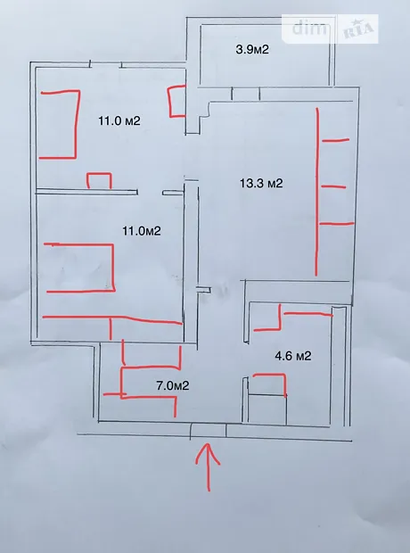 Квартира на вул. Микільсько-Слобідська, 8 в Києві, ID 407684, фото №16