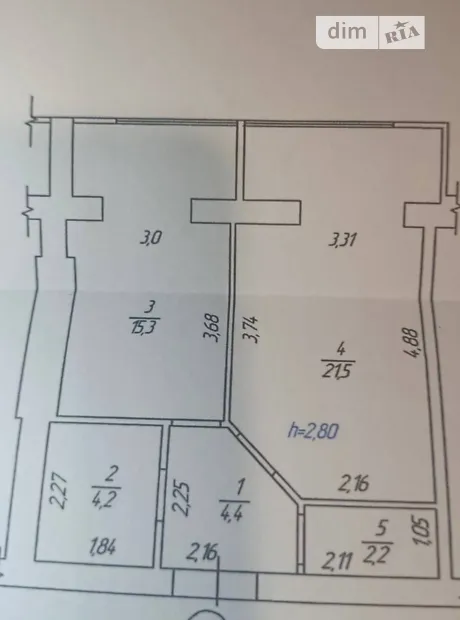 Купити квартиру за адресою вул. Антонова Олега, 13В на Findly.com.ua Квартира на вул. Антонова Олега, 13В, ID 408804, фото №1