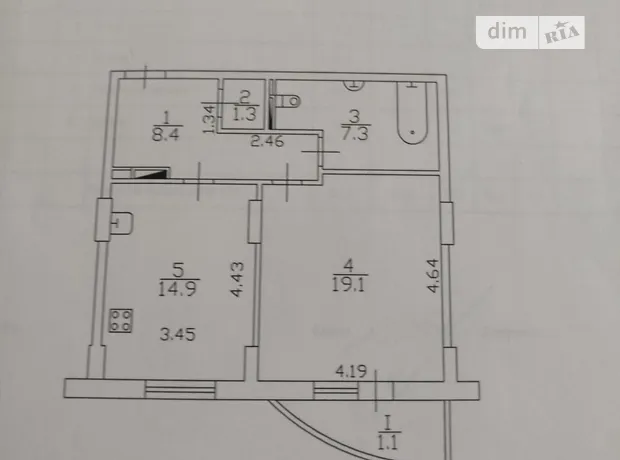 Квартира на вул. Деміївська, 13 в Києві, ID 410927, фото №10