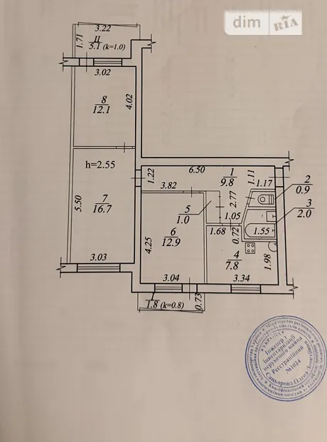 Квартира на вул. Квартальна, 6, ID 409719, фото №1