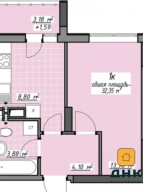 Квартира на просп. Князя Ярослава Мудрого, 17А в Одесі, ID 411467, фото №11