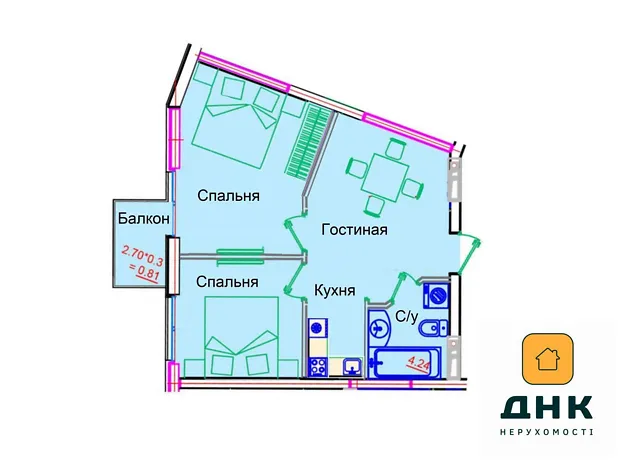 Квартира на вул. Софіївська, 1А в Одесі, ID 413157, фото №3