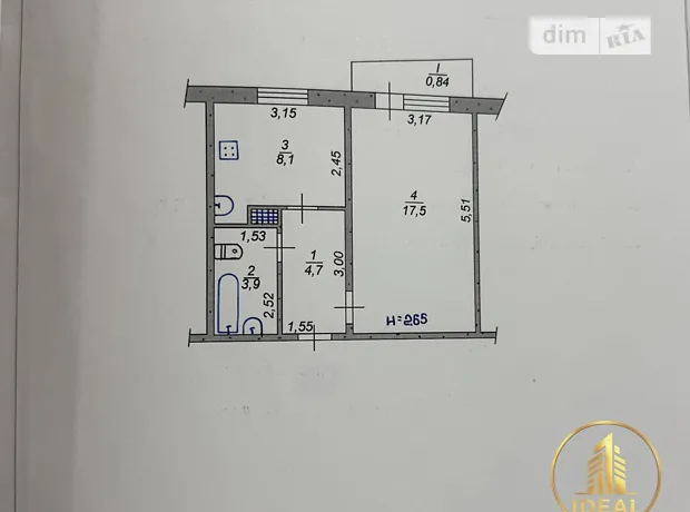 Квартира на вул. Староярмаркова, 1 в Кривому Розі, ID 413716, фото №21