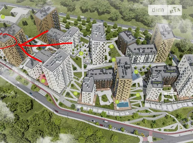 Квартира на вул. Щурата, 1/4 в Львові, ID 413773, фото №2