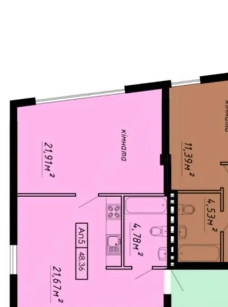 Квартира на вул. Шептицького Андрія Митрополита, 31 в Тернополі, ID 477089, фото №7