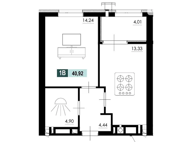 Квартира на вул. Маламужа Олександра, 31 в Черкасах, ID 414920, фото №6