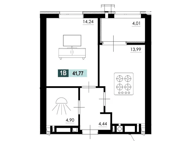 Квартира на вул. Маламужа Олександра, 31 в Черкасах, ID 414883, фото №6