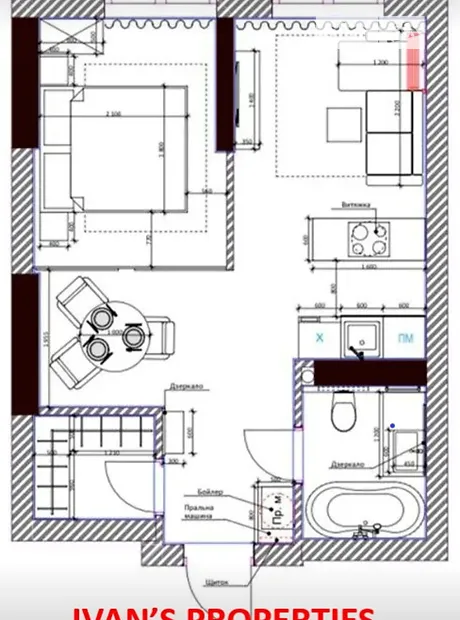 Квартира на вул. Олега Мудрака, 1В в Києві, ID 483141, фото №8