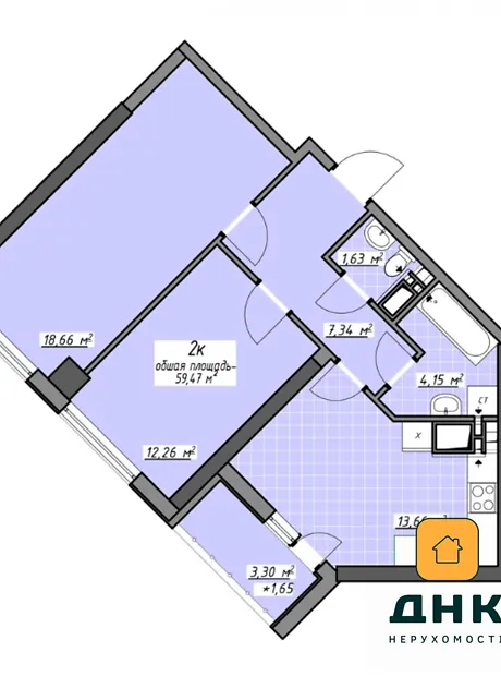 Квартира на просп. Князя Ярослава Мудрого, 17А, ID 418184, фото №1