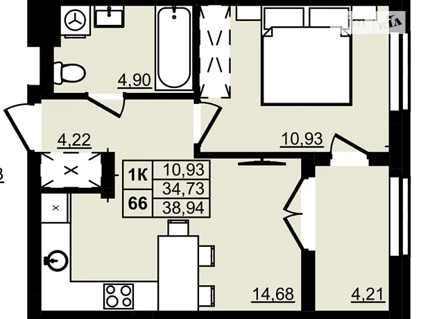 Квартира на вул. Морозна, 11 в Львові, ID 422950, фото №2